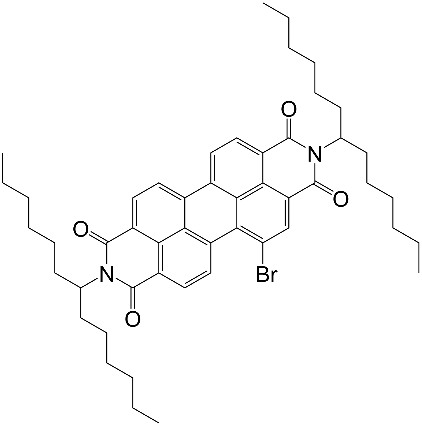5-bromo-2,9-di(undecan-6-yl)anthra[2,1,9-def:6,5,10-d'e'f']diisoquinoline-1,3,8,10(2H,9H)-tetraone (PDI-CC6C6-Br)/259880-25-6